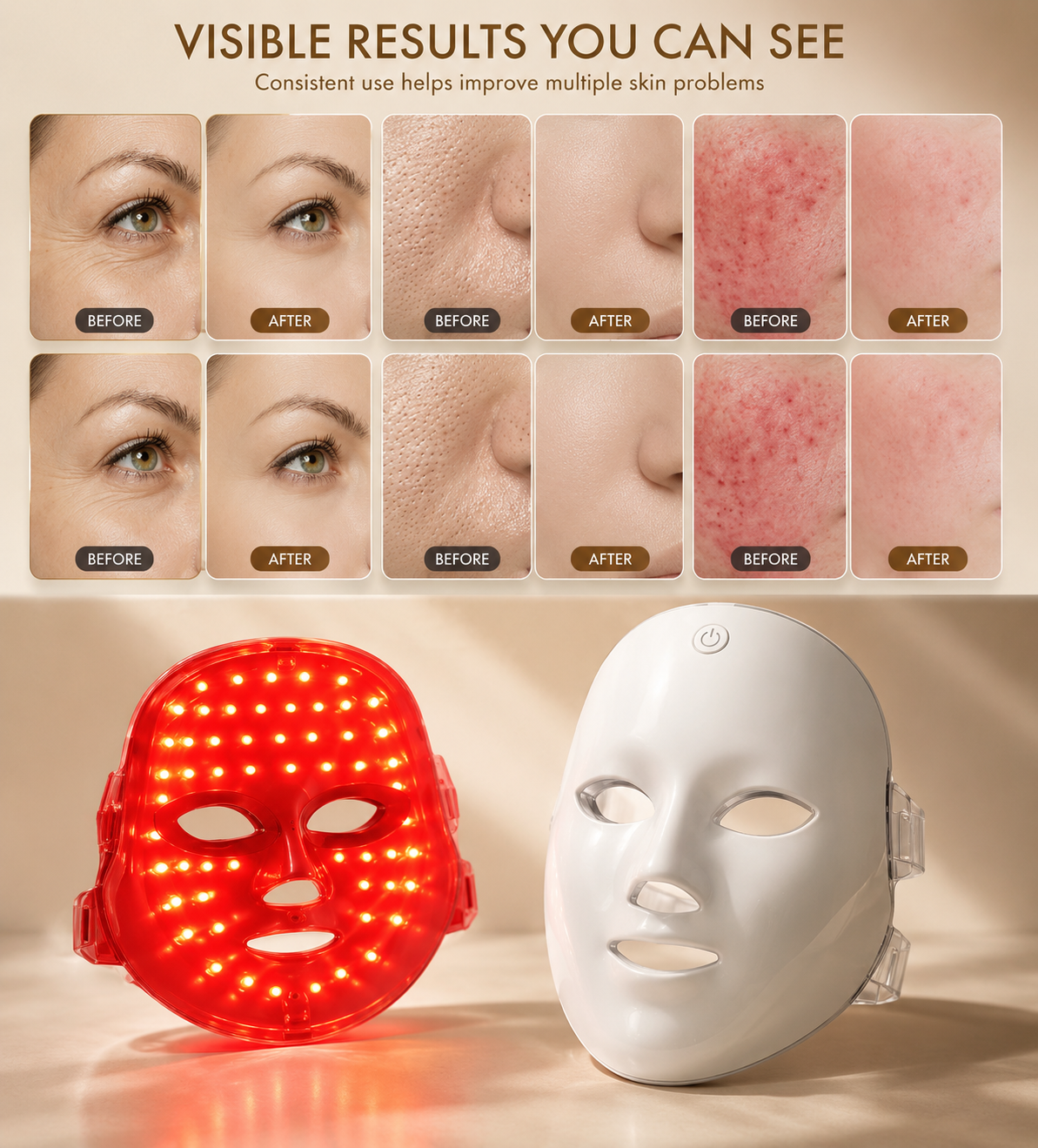 LUMERA 7-Colour LED Light Therapy Mask